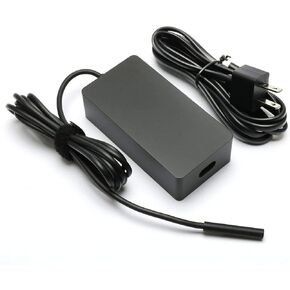 Original Pro Charger 44W 15V 2.58A Power Supply Compatible for Microsoft Surface Pro 6 Pro 5 Fits Model 1796 1800 Power Cord with 5V 1A USB Charging Port