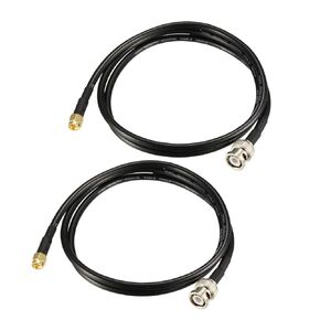 uxcell RG58 Coaxial Cable with BNC Male to SMA Male Connectors 50 Ohm 3 ft 2pcs