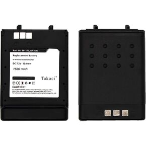 2-Pack 1500mAh Icom BP-173 BP-180 Ni-MH Battery Pack Replacement for Icom IC-T22 IC-W31 IC-W32 IC-T7 IC-T42 IC-Z1 Series Radios