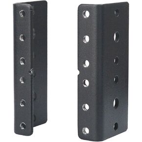 RIVECO 8U Vertical Rack Rails Kit Heavy Duty Server Rack Mount Rails 2 PCS Black