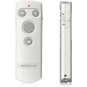 Wireless Camera Remote Shutter Release for Canon EOS RP, R, R5, R6, R8, 6D Mark II, 77D, 800D, M50, PowerShot SX70 HS, 90D, M6 Mark II, G7 X Mark III, G5 X Mark II (White) - Replaces BR-E1
