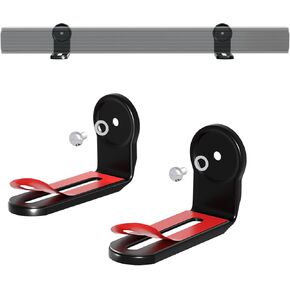 PUTORSEN Soundbar Mount Shelf Universal، دعامة تثبيت على الحائط Soundbar مع قاعدة مبطنة EVA ولاصق، يتصاعد شريط الصوت تحت دعامة تثبيت التلفزيون يناسب شريط الصوت مع أو بدون فتحات تصل إلى 33 رطل، أسود in Kuwait