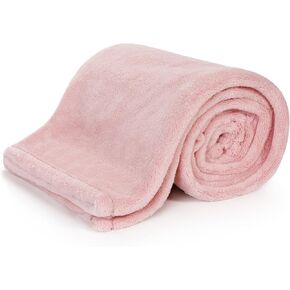 Fleece Baby Blankets Neutral for Boys and Girls, Ultra Soft Cozy 40 * 40 inch Square Bed Blanket, Lightweight Toddler Newborn Receiving Blankets for Crib Stroller, Blue