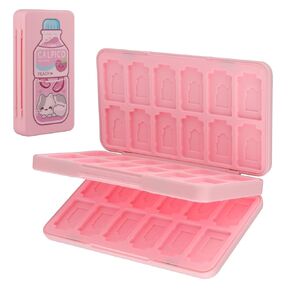 LeeQinersw Game Card Case Compatible with Nintendo Switch - Game Holder with 48 Slots and 24 SD Micro Card Slots for Nintendo Switch Lite OLED