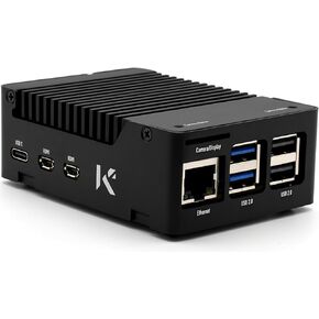KKSB Aluminum Case for Raspberry Pi 5 - Aluminum Heatsink Included for Passive Cooling