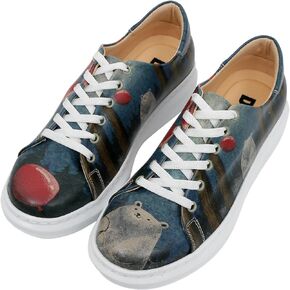 DOGO Wedge Sneakers for Women - Handmade and Vegan Leather Platform Sneakers for Women, Unique Chunky Sneakers
