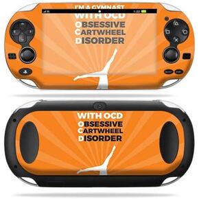 MightySkins Skin Compatible with Sony PS Vita – OCD Gymnast | Protective, Durable, and Unique Vinyl Decal wrap Cover | Easy to Apply, Remove, and Change Styles | Made in The USA