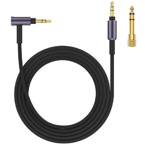 3.5mm to 3.5mm & 6.35mm Audio Aux Cable Cord, Compatible with Razer BlackShark V2 Pro Wireless Headset, Barracuda X, Razer Nari Ultimate Wireless 7.1 Surround Sound Gaming Headset