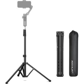Tripod for iPhone, 67" Phone Tripod w/Storage Bag, Tripod for Camera with 1/4 Screw Interface, iPhone Tripod Stand compatible w/DSLR Cameras/Cell Phones/Gimbal Stabilizers, Max Load 18LB