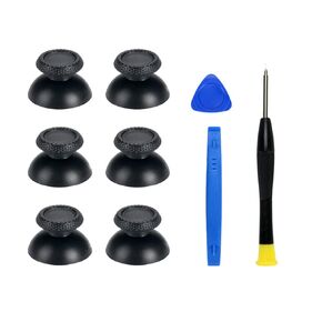 COMZPLIFE 40 Pack Black Replacement Thumbsticks for DualSense PS5 Controller, Custom Analog Thumb Stick Joystick Grip Replacement for Playstation 5 Controller in Kuwait