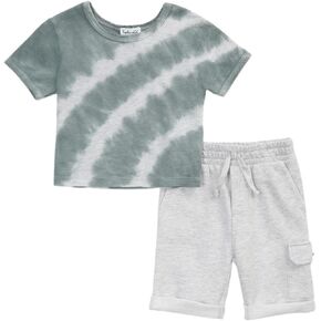 Splendid baby-boys Sunbeam Tie Dye Short Sleeve SetBaby Boys Tee Set