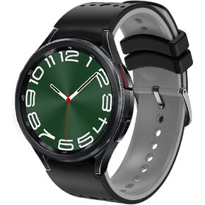 20mm Bands Compatible with SAMSUNG Galaxy Watch 4 Band, Adjustable Silicone Sport Watch Band Replacement Strap for Galaxy Watch4 Classic 46mm/Classic 42mm, Galaxy Watch 4 40mm/44mm, No Gaps Bracelet