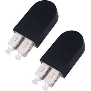 Xunsomten-2PC SC Fiber Optic Loopback Adapter Tester ​Multimode UPC SC Loopback Plug Standard Duplex SC Connector Loopback Adapter/Test Plug for Testing Applications in Kuwait