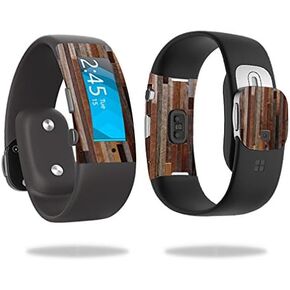 MightySkins Skin Compatible with Microsoft Band 2 Cover Skins Sticker Watch Woody