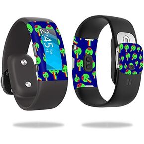 MightySkins Skin Compatible with Microsoft Band 2 Cover Skins Sticker Watch Rainbow Brains Out