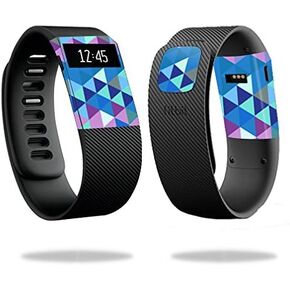 MightySkins Skin Compatible with Fitbit Charge Cover Skins Sticker Watch Purple Kaleidoscope