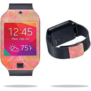 MightySkins Skin Compatible with Samsung Galaxy Gear 2 Neo Smart Watch Cover Skins Sticker Watch Thai Marble