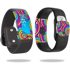 MightySkins Skin Compatible with Microsoft Band 2 Cover Skins Sticker Watch Groovy 60s