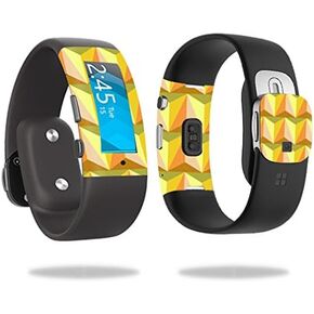 MightySkins Skin Compatible with Microsoft Band 2 Cover Skins Sticker Watch Angle Orange