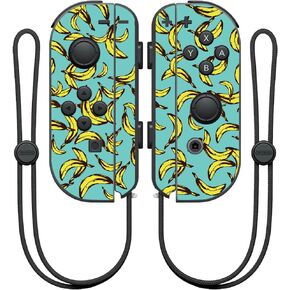 MightySkins Skin Compatible with Nintendo Joy-Con Controller wrap Cover Sticker Skins Bananas