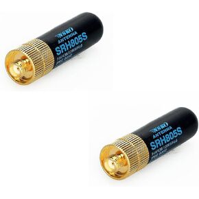 NSKI 2Pcs SRH805S SMA-F Female Dual Band Antenna for GT-3 UV-5R BF-888s Radio