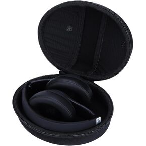 Hard Carry Case Compatible with Beats Studio Pro Studio 3 Solo 4 Solo 3 Solo 2 Wireless Noise Cancelling Over-Ear Headphones (Black Case)