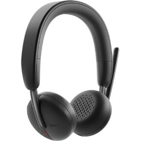 Dell WL3024 Wireless Headset - Leatherette Headband, Built-in AI-Based Noise Cancellation Microphone, Boom mic - Black in Kuwait