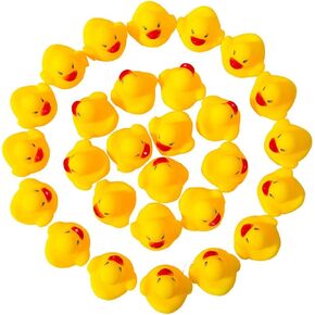 Rubber Ducky Baby Bulk Bath Toy Shower Birthday Party Favors Gift, Set of 50