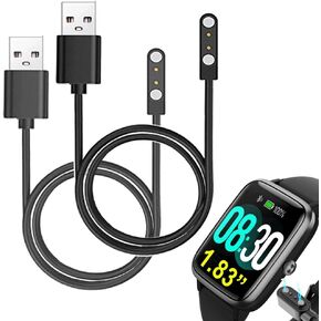 smart watch Cable Chargers GRV FC1 1.83" Smartwatch, 2-Pack