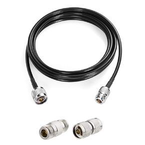 Superbat N Male to N Female Cable 20 Inch + 2pcs Type N Coax Male/Female Adapter Kit for Outdoor Antenna LoRa Gateway Wireless Router Cell Booster Amplifier etc.