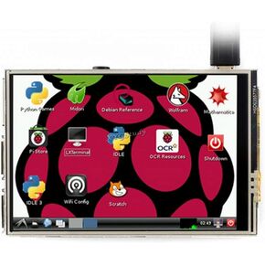 3.5inch RPi LCD (C), Resistive Touch Screen 3.5 inch 480x320 125MHz High-Speed SPI TFT LCD Supports Raspberry Pi 4B/3B+/3B/2B/B+ Raspbian/Ubuntu/Kali/Retropie @XYGStudy