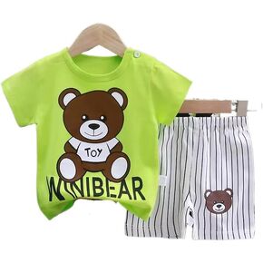 Kids Clothes Set Baby Boy Girl T-Shirt Shorts Summer Clothing Cotton Cartoon Casual Children Baby Clothes Set