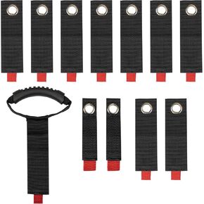 Extension Cord Holder Organizer (Assorted 12 Pack) Extension Cord Hanger for Garage Organizers and Storage Heavy Duty Storage Straps for Power Cord,Ropes， Cable, Hose and Rope，hose holder.