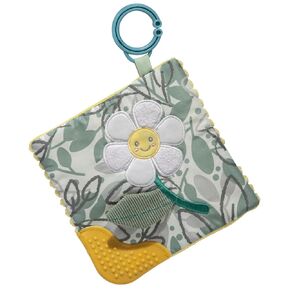 Sweet Soothie Crinkle Teether Toy with Baby Paper and Squeaker, 6 x 6-Inches, Croissant