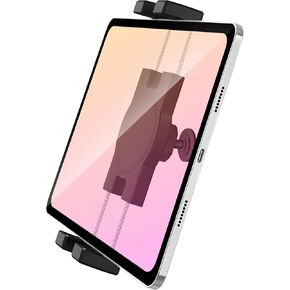 Universal Tablet Wall Mount Holder for iPad, 360° Rotation Heavy Duty Drilled Metall Base Tablet Mount Stand for 4.7-12.9" iPad Pro/Air/Mini/Samsung Galaxy Tab, for Home Kitchen Office Gyms