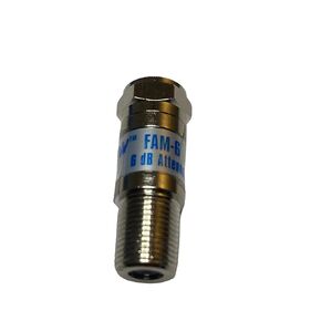 Marathon FAM-6 6db Coax Attenuator for Satellite Cable Internet Signal