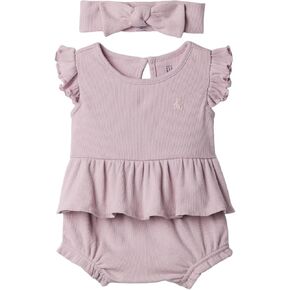GAP baby-girls Headband Top and Short Set