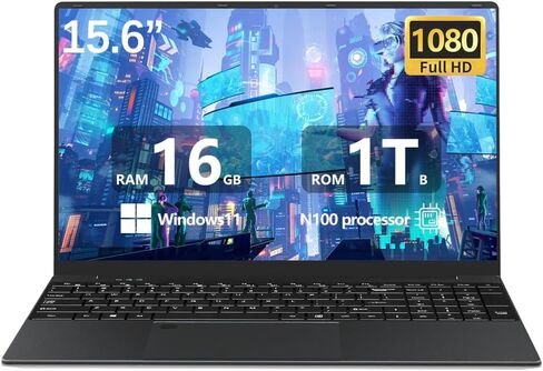 كمبيوتر محمول للألعاب KUU مقاس 15.6 بوصة، كمبيوتر محمول 16 جيجابايت DDR5 1 تيرابايت SSD، وحدة المعالجة المركزية Alder Lake-N100 (حتى 3.4 جيجا هرتز)، أجهزة كمبيوتر محمولة طويلة العمر، بطارية 98 وات، لوحة مفاتيح بإضاءة خلفية، بلوتوث 5.2، واي فاي 6، ويندوز 1 in Kuwait