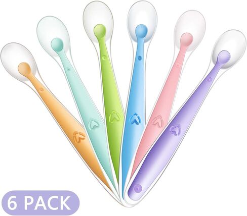 PandaEar Set of 3 Cute Silicone Baby Bibs & Baby Silicone Soft Spoons in Saudi Arabia