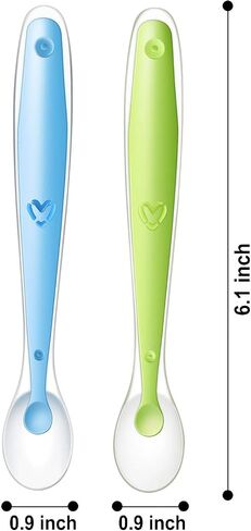 PandaEar Set of 3 Cute Silicone Baby Bibs & Baby Silicone Soft Spoons in Saudi Arabia