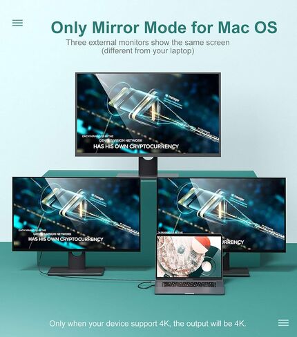 محطة إرساء USB C، محول USB C 13 في 1 متعدد المنافذ USB C Dongle مع 4K Dual HDMI+DP Display+Ethernet+4 USB،+SD/TF+USB C PD+منفذ بيانات + صوت/ميكروفون لجهاز Dell XPS 13 /15/سيرفس برو 7 جو in Kuwait