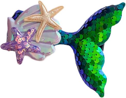 عصابات رأس حورية البحر للأطفال مع ربطة شعر على شكل زهرة وإكسسوارات شعر للبنات JB321 (مجموعة A1) in Kuwait