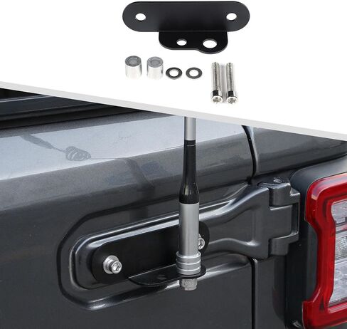 Tailgate Hinge CB Antenna Mount Compatible with Jeep Wrangler JL & Unlimited 2018-2023 in Saudi Arabia