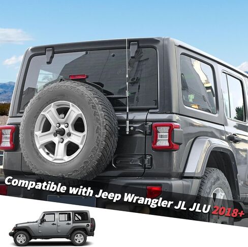 Tailgate Hinge CB Antenna Mount Compatible with Jeep Wrangler JL & Unlimited 2018-2023 in Saudi Arabia