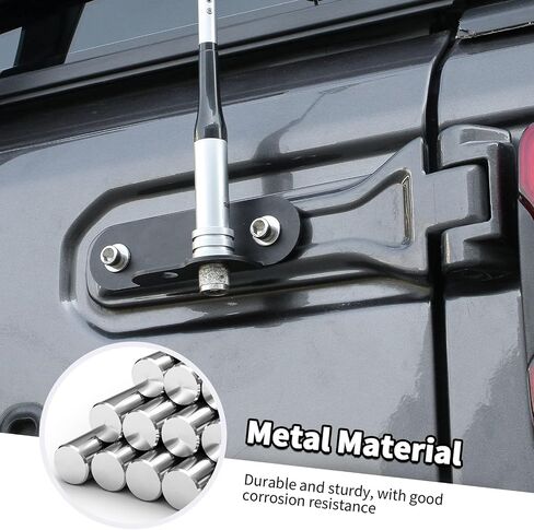 Tailgate Hinge CB Antenna Mount Compatible with Jeep Wrangler JL & Unlimited 2018-2023 in Saudi Arabia