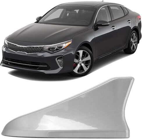 Sonata Shark Fin Cover,Shark Fin Cover,Antenna Cover,Shark Fin Roof Antenna Cover 96219 D5000EBQK Roof Antenna Aerial Shell Replacement for Sedan Red(Black) in Kuwait