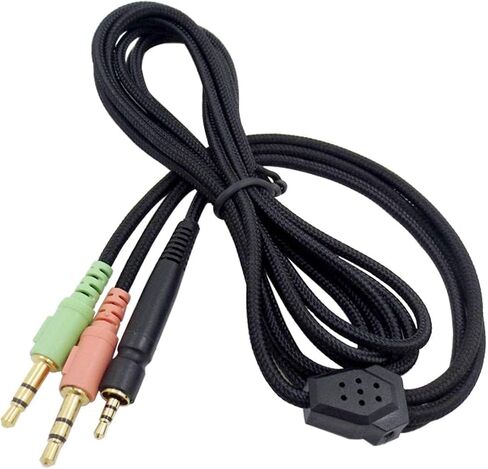 BUTIAO G4ME Cable Replacement Nylon Braided Audio Headphone Cord for Sennheiser G4ME ONE/GAME ZERO PC373D PC37X GSP350/ 500/600 Headphones (PC Cable) in Saudi Arabia