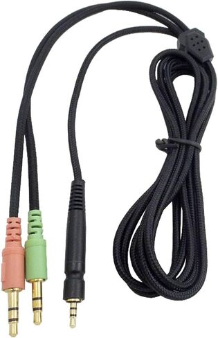 BUTIAO G4ME Cable Replacement Nylon Braided Audio Headphone Cord for Sennheiser G4ME ONE/GAME ZERO PC373D PC37X GSP350/ 500/600 Headphones (PC Cable) in Saudi Arabia