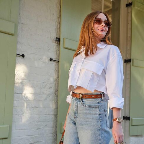 حزمة ساعة اللياقة البدنية النسائية PlayBetter Garmin Lily 2 Classic (ذهبي كريمي/جلد أسمر ضارب للصفرة) - ساعة للسيدات مع شاشة مخفية، بطارية تدوم 5 أيام ودفع Garmin - تتضمن شاحن محمول in Kuwait