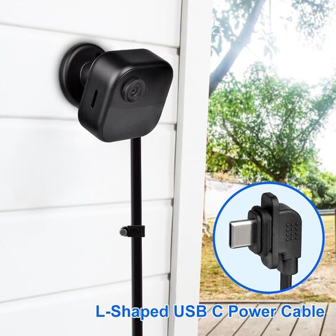StartVision 2 Pack 20ft Blink Camera Power Cord USB-C Compatible with Blink Outdoor 2K+ / Outdoor 4 (4th Gen), Weather Resistant Power Adapter with Flat Extension Camera Cable (Camera Not Included) in Saudi Arabia